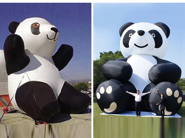 秦州充气熊猫展示